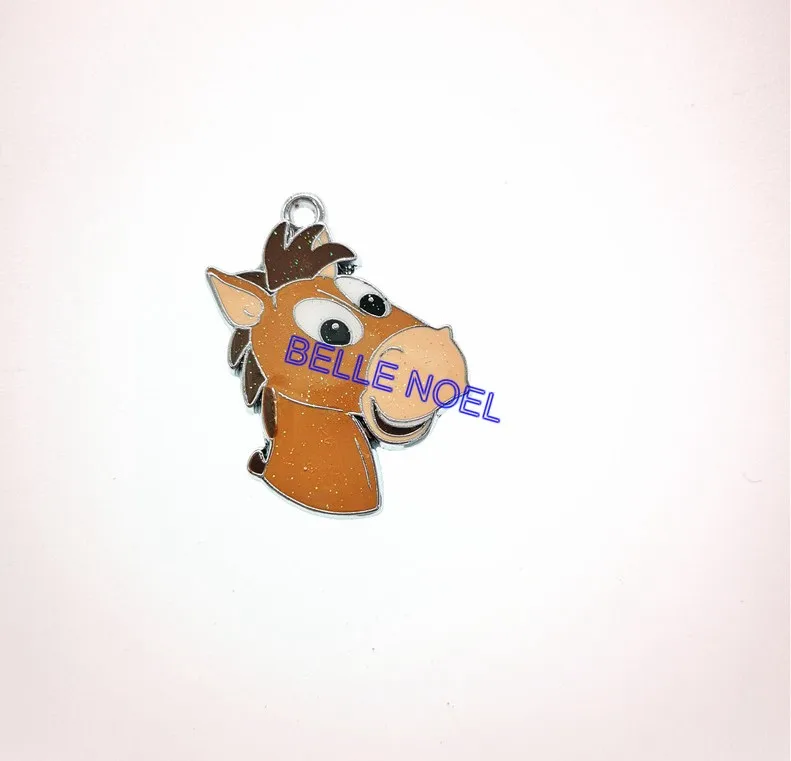 

20pcs Cartoon Toy story horse Metal Charm Pendant DIY Necklace Jewelry Making