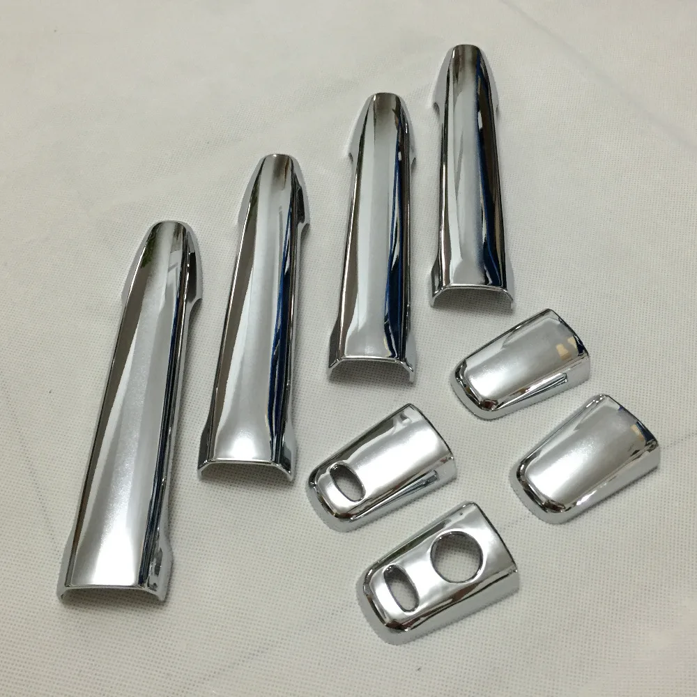 Car Door Handle Cover Trim Exterior With Smart Key Hole 8P For