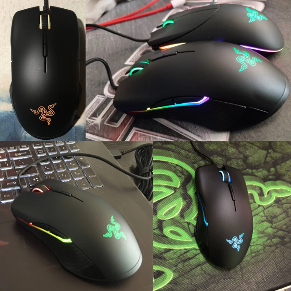 Оригинальная Проводная игровая мышь razer Lancehead Tournament Edition с оптическим сенсором 16000 dpi 5G, игровая мышь с левой и правой стороны