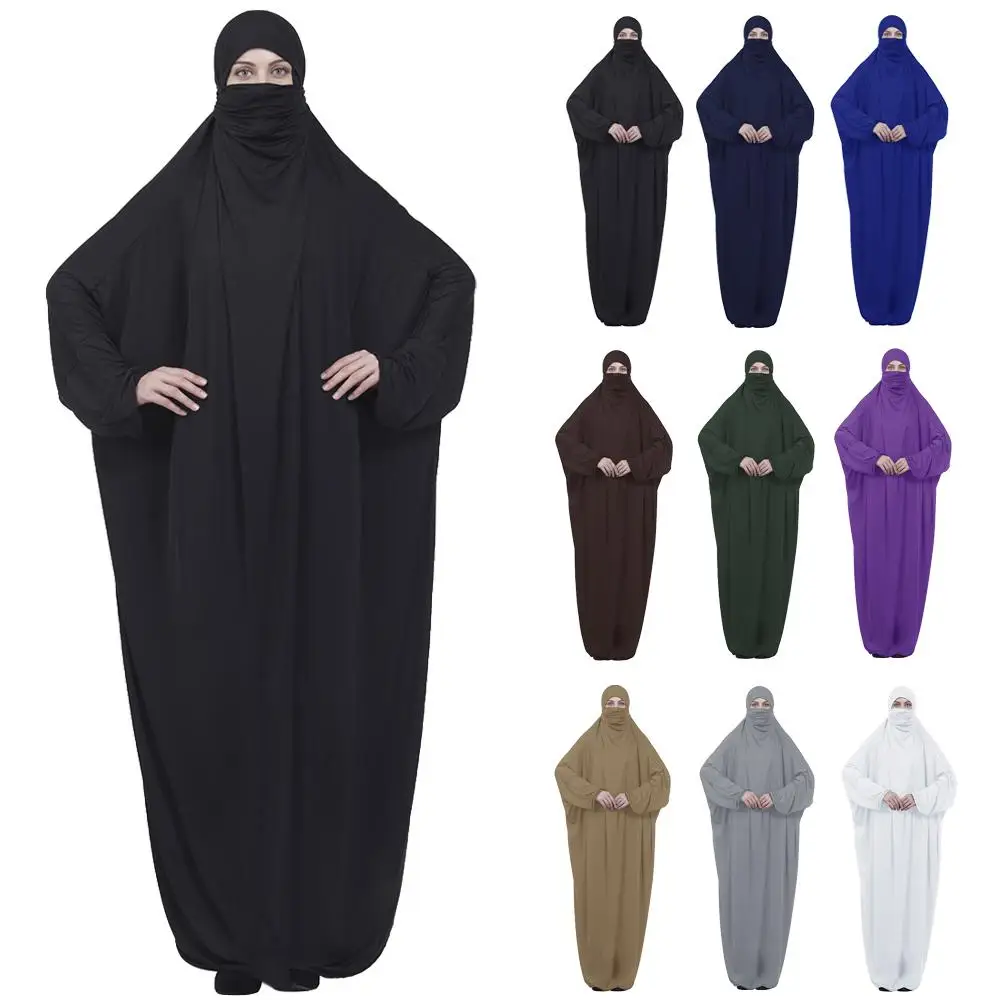 Burqa Khimar jilbaba abaya Kaftan tobe мусульманский хиджаб платье исламское молебовое платье для молитвы служение полное покрытие рукав летучая мышь