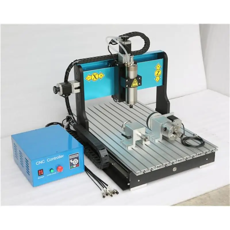 JFT Desktop Engraving Machine 800W Spindle Motor CNC Wood Router 3 Axis Engraving Machines with USB 2.0 Port 6040