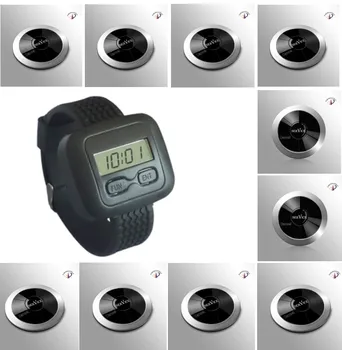 

Free shipping! Service call, waiter pager, caller watch, two key button, wireless calling system, restaurant wireless table bell