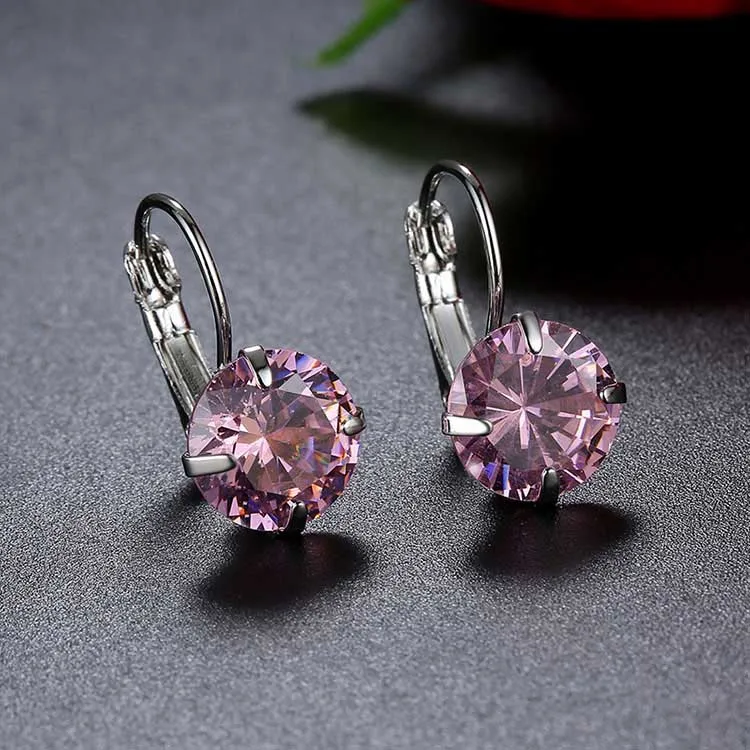 luxury earrings zirconia