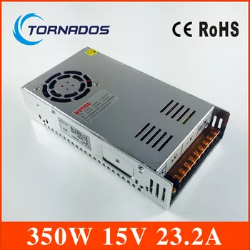 

Free shipping high quality s-350-15 350W 15V 23.2A Single Output Switching power supply for LED Strip light AC to DC