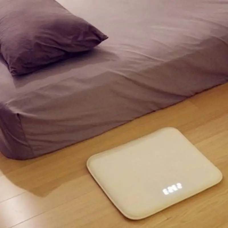 Pressure Sensitive Rug Carpet Alarm Clock LED Smart Digital Alarm