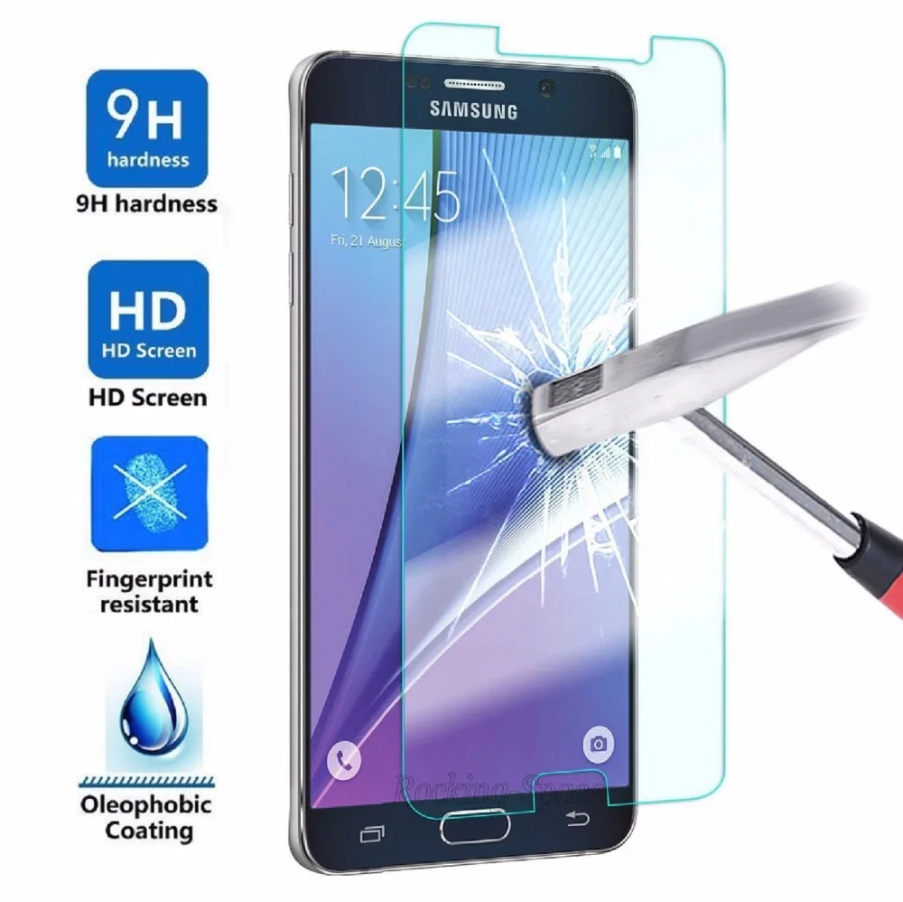 9H 2.5D защита экрана 0 3 мм закаленное стекло для Samsung Galaxy J1 J2 J3 J5 J7 2015 2016 2017 J310 J510 J710 J300