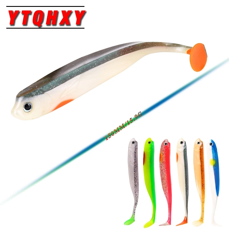 YTQHXY 2 шт./партия Мягкая приманка ручной работы 150 мм 16 г морская наживка Shad