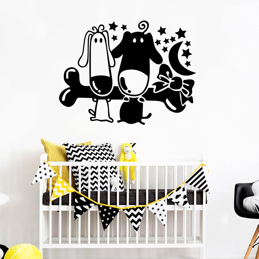 

XLDog Wall Stickers Animal Lover Home Decoration For Kids Rooms Background Wall Art Decal