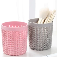 Cylinder Hollow Cosmetic Brush Box Holder Cylinder Storage Empty Holder Cosmetic Brush Bag Brushes Organizer Make Up Tools hot sale pu leather travel cosmetic brushes pen holder storage empty holder makeup artist bag brushes organizer make up tools