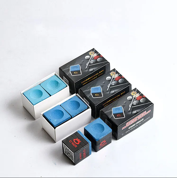2018 New O'MIN Snooker Cue Chalk Pool Cue Chalk Billiards Chalk Dry