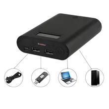 Soshine E3S Портативный Банк силы и Зарядное Устройство с Двумя USB и ЖК-Дисплеем для Литий-ионная 18650 3.7 В Батареи