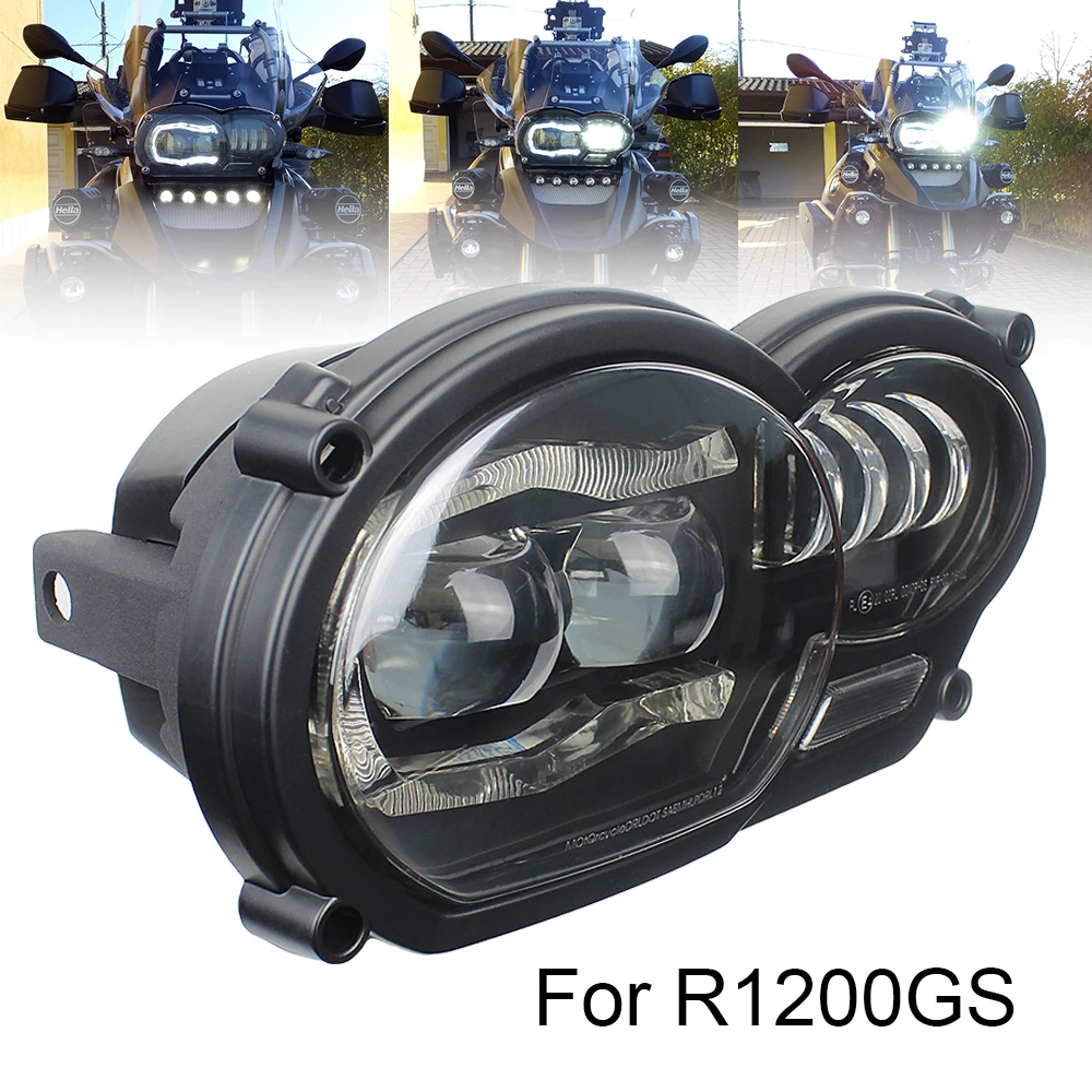 

For BMW R1200GS 2008 2009 2010 2011 Protective cover Led Headlight Assembly New Motorcycle Light Lightings DRL Original Complete