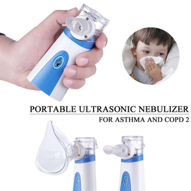 

Asthma Inhaler Mini Atomizer For children Adult Inhale Ultrasonic Nebulizer Spray Set Baby Healthcare Home Medical Ultrasonic