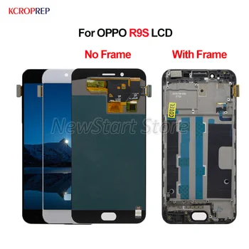 

100% New For OPPO R9S LCD Display Touch Screen Digitizer Assembly 5.5" For OPPO R9S lcd Replacement Accessory Black And White