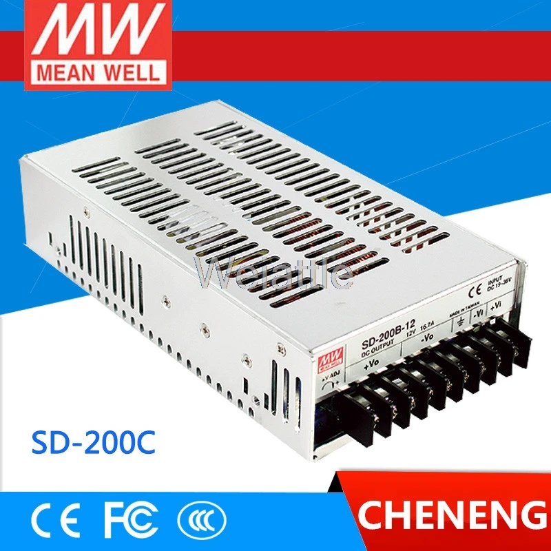 

MEAN WELL original SD-200C-48 48V 4.2A meanwell SD-200 48V 201.6W Single Output DC-DC Converter