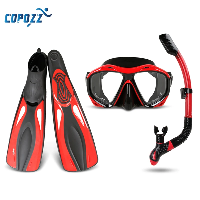 Copozz Brand Professional Snorkels Scuba Diving Mask Goggles Glasses