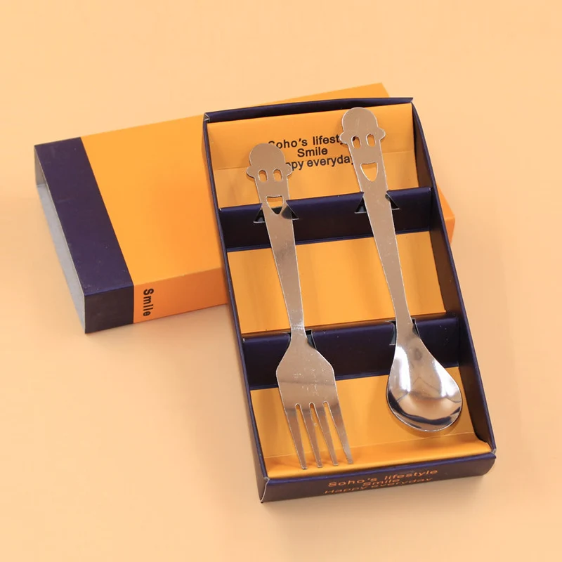Dinnerware Sets stainless steel spoon fork Gift package, travel