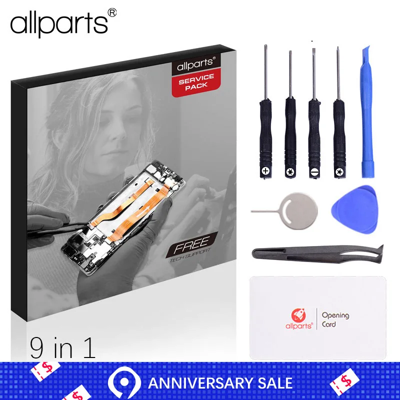 

Professional Portable 9 in 1 Mobile Phone Repair Tools Screwdriver Kits Opening Mobile Phone Repair Tool for iPhone and Others