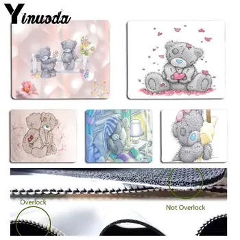 

Yinuoda Boy Gift Pad Teddy bear High Speed New Mousepad Size for 18x22cm 25x29cm Rubber Mousemats