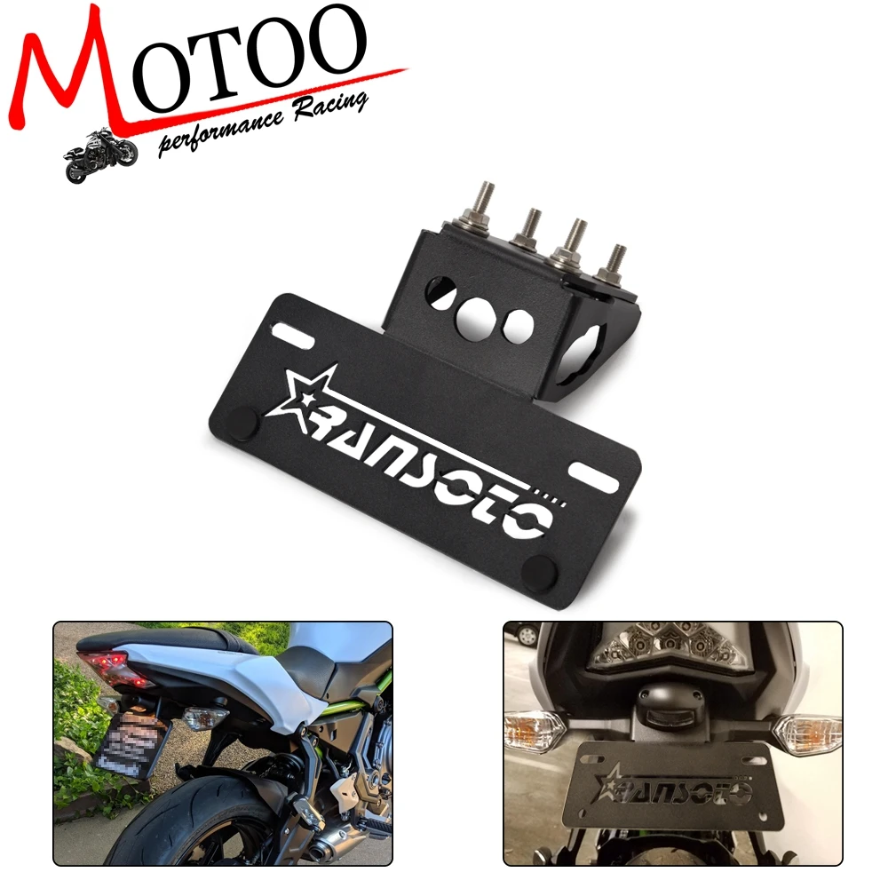Держатель номерного знака для Kawasaki Z650 Ninja 650 2017 2019|Номерной знак| |