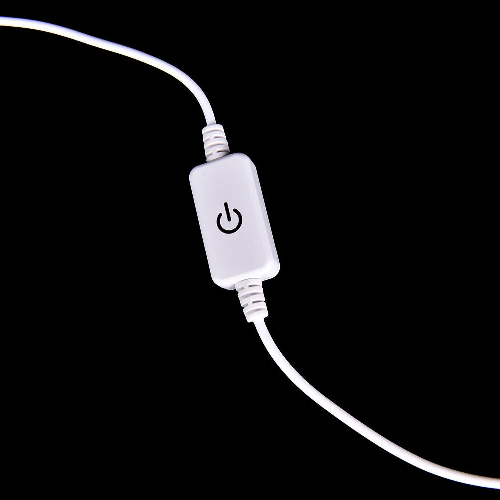 Fita de Led com Controle de Intensidade de Brilho Ajuste de Interruptor de Luz Regulador de Intensidade de Brilho em Usb Tela de 1.5 Metros 2a 2 Luzes e Iluminação