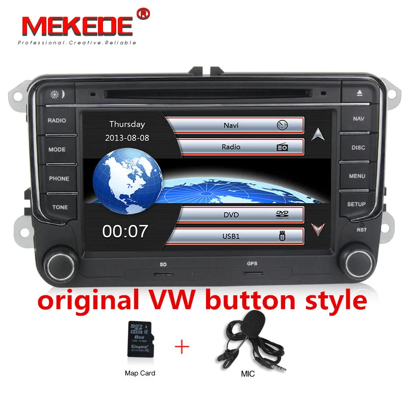 2 Din Car Multimedia player Radio Audio For VW/Golf/6/Golf/5/Passat/b7/cc/b6/SEAT/leon/Tiguan/Skoda/Octavia free shipping | Автомобили и