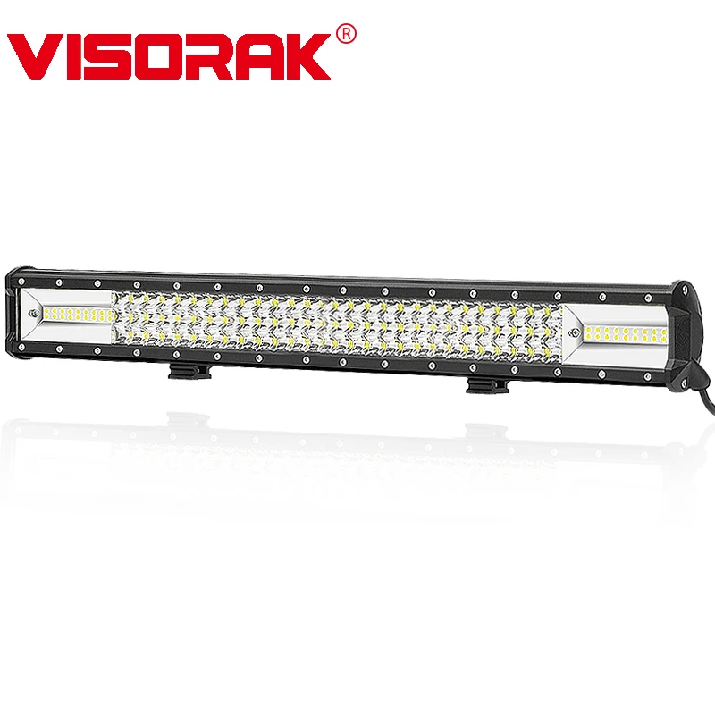 

VISORAK 3-Row 23" 324W Offroad LED Light Bar Spot Flood LED Work Light Bar For 4x4 4WD Trailer Truck SUV ATV 12v 24v LED Bar
