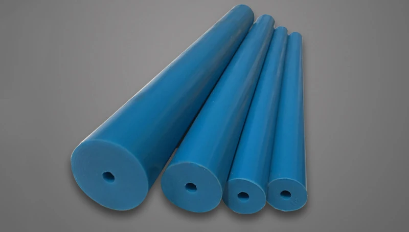 Elastic rubber rod