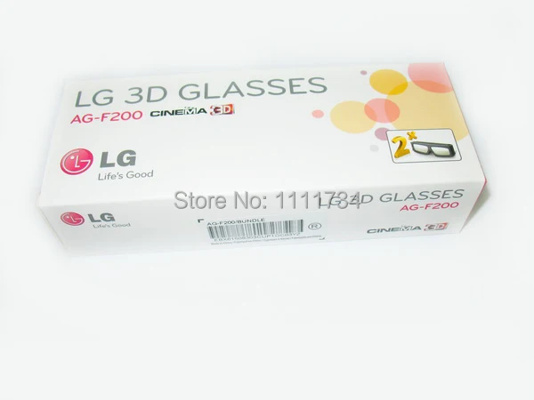 2 шт./компл. 3D поляризованные очки подходят для LG AG-F200 без flash Universal 3D кино RealD 3D ТВ