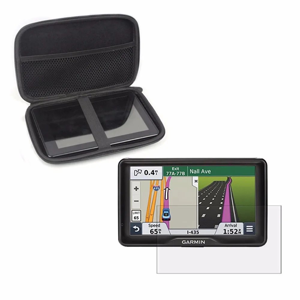 7'' Inch Vehicle Antishock Portable Protect Case + Clear Screen Shield