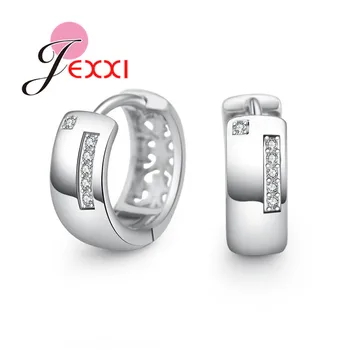 

Elegant Fashion Brincos Ear Jewelry Cubic Zirconia Crystal Circle Hoop Earrings for Women Best Gift Piercing Accessories