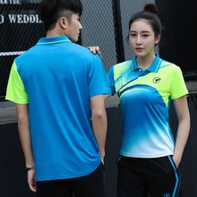 НОВЫЕ комплекты одежды для бадминтона для мужчин/женщин, комплекты для настольного тенниса, спортивная одежда для бадминтона, комплекты одежды для тенниса, 1 комплект AY100