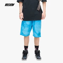 VIISHOW новые летние мужские шорты кэжуал свободные Голубые короткие брюки Мужской пять брюки Для мужчин s Открытый Шорты для поездок KD1255192