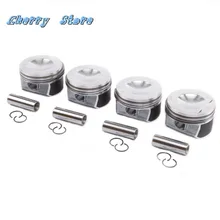 

NEW 06D 107 066 AB 82.5mm STD Engine Piston Assembly For VW Golf GTI Jetta Passat Audi A4 A6 Skoda Seat 2.0T Pin 20mm 06D198151B