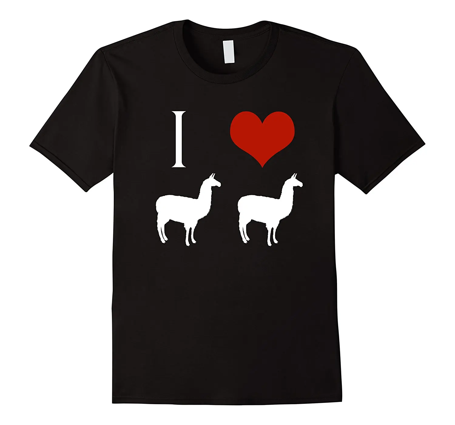 I Heart Llamas T shirt Sleeve T Shirt Summer Men Tee Tops Clothing Men ...