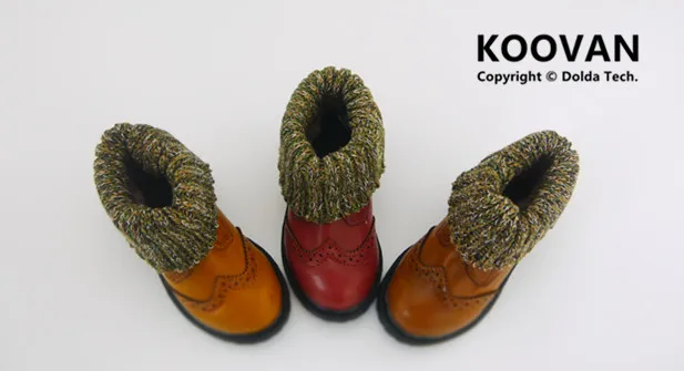 Koovan/детские ботинки; коллекция года; Детские ботильоны с мягкой подошвой; хлопковые теплые ботинки в стиле ретро для мальчиков и девочек; кожаные детские шерстяные ботинки