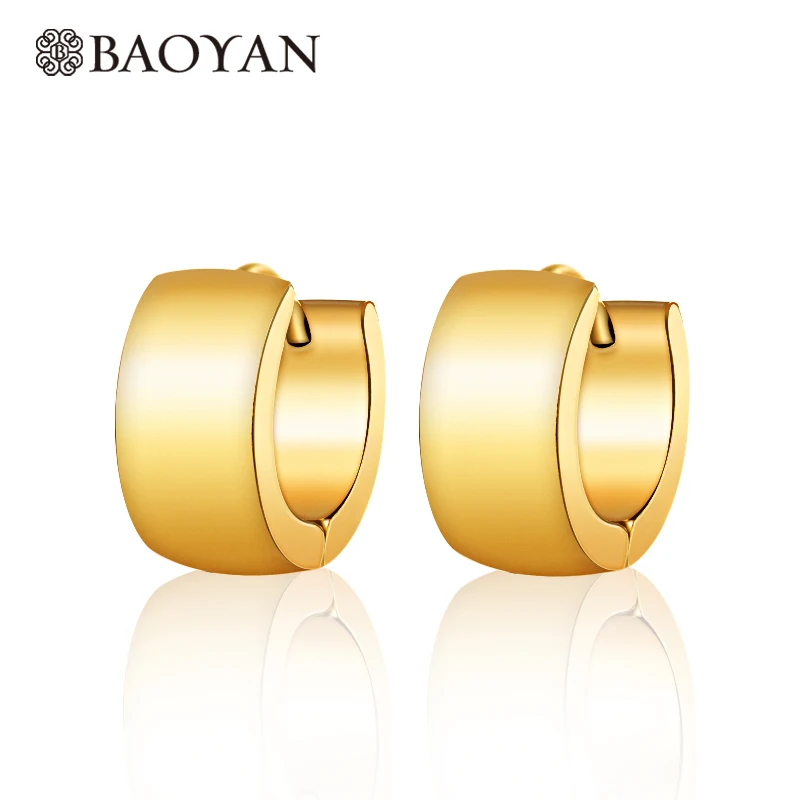 

High Polish Golden Small Hoop Earrings Huggies For Women Hot Sale Sample Design Women Hoop Earring Fashion Jewelry Earring