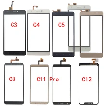 Touch Screen Glass For Oukitel C3 C4 C5 C8 C11 Pro C12 Touch Screen Glass Digitizer Panel Glass Sensor Mobile Phone Adhesive n010 0551 t248 touch screen glass