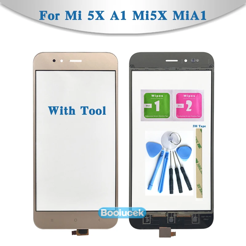 Запасной сенсорный экран 5 дюйма для Xiaomi Mi 5X A1 Mi5X MiA1 дигитайзер сенсор внешняя
