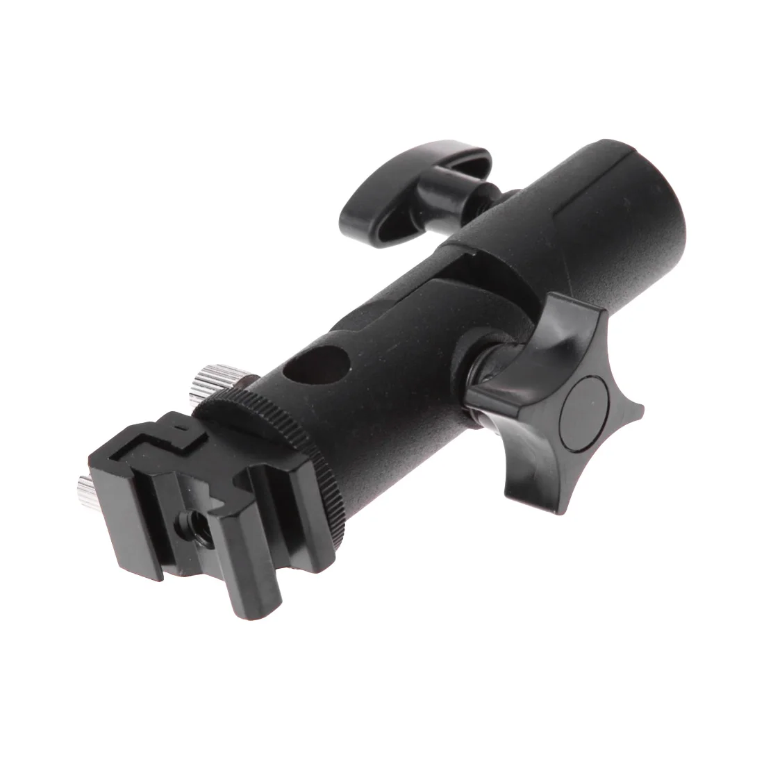 

E-type metal flash bracket universal hot shoe flash umbrella stand and screw installation rotary joint lamp holder