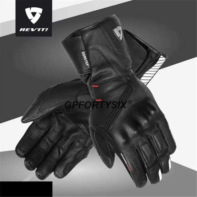 

2018 New Waterproof Revit Alaska Motorcycle Leather Gloves Men's Moto Racing Gloves Motorbike Riding Glove Guantes Moto Luvas
