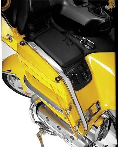 1 пара мотоциклетных соединительных обтекателей в форме банта хромированная страйка для Honda GoldWing GL1800 2001-2011 GL 1800 декоративные полосы запчасти