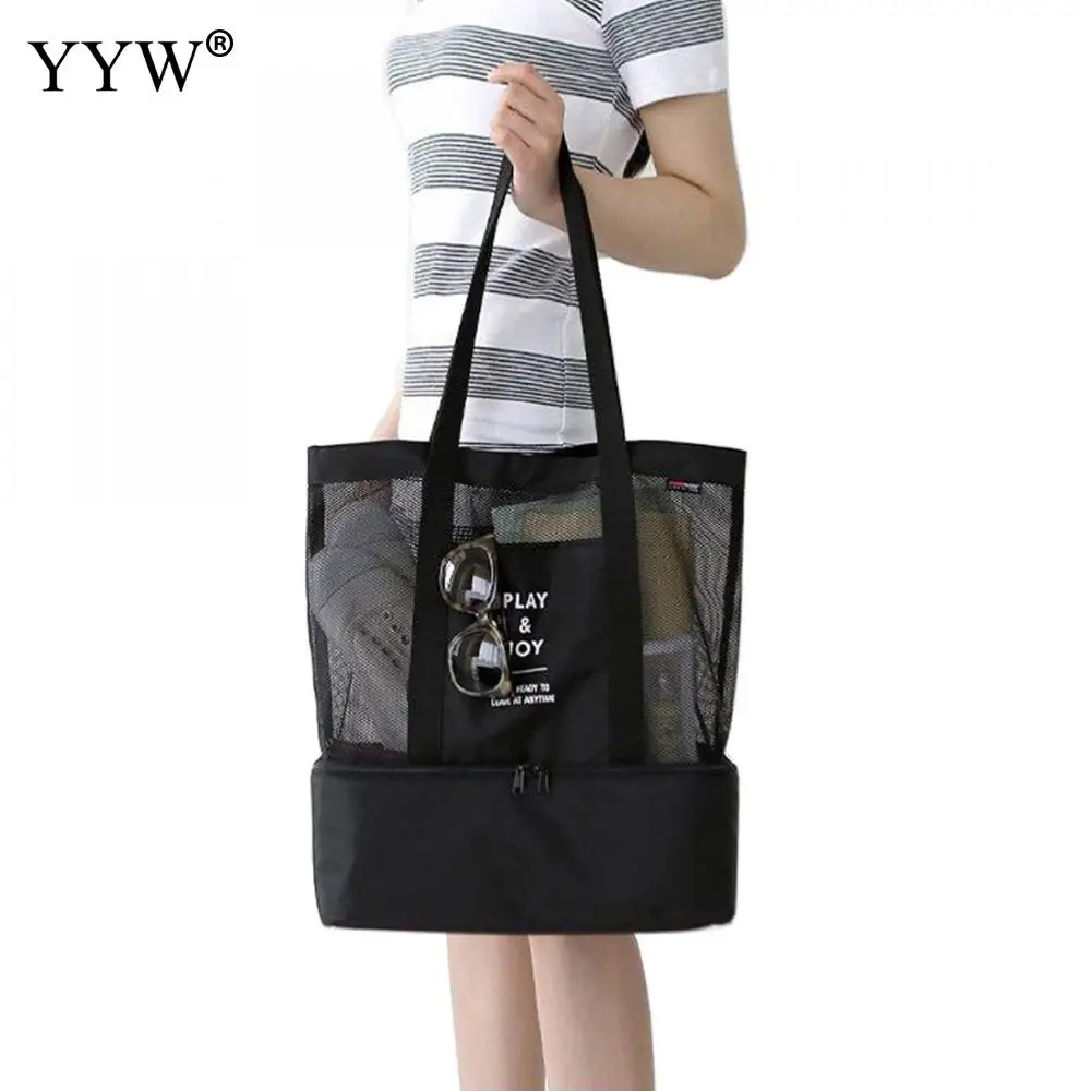 New Style Dual Use Nylon Organizer Handbag Shoulder Storage Thermal Bag