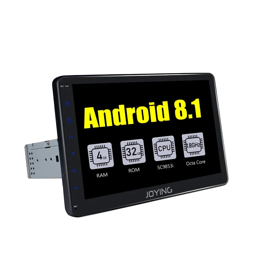 

Joying1 din Car Radio Android 8.1 4G RAM GSP Navi for VW/Volkswagen/Seat/Golf 10.1" Head Unit TDA 7851 with Digital Output SPDIF