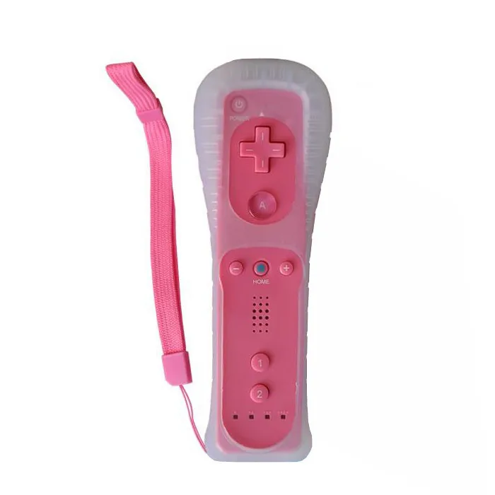 Розовый датчик движения Bluetooth беспроводной пульт дистанционного управления для консоль Nintendo Wii игры