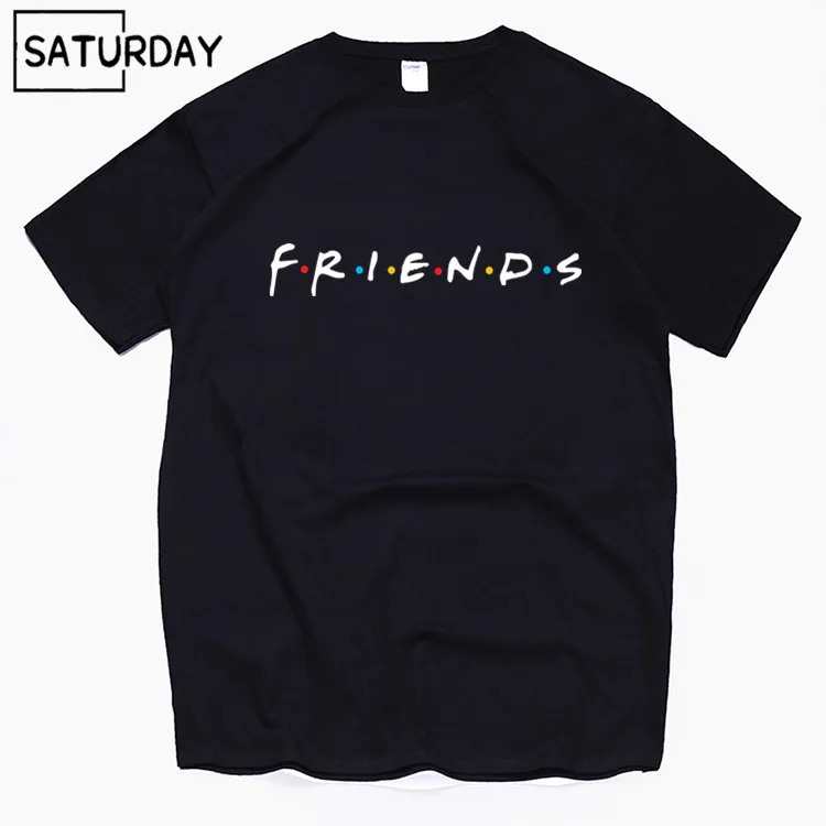 

Men's Tv Friends Harajuku Funny Cotton T Shirts Unisex Summer Workout Tshirts Women Hip Hop Tops Boyfriend Gift