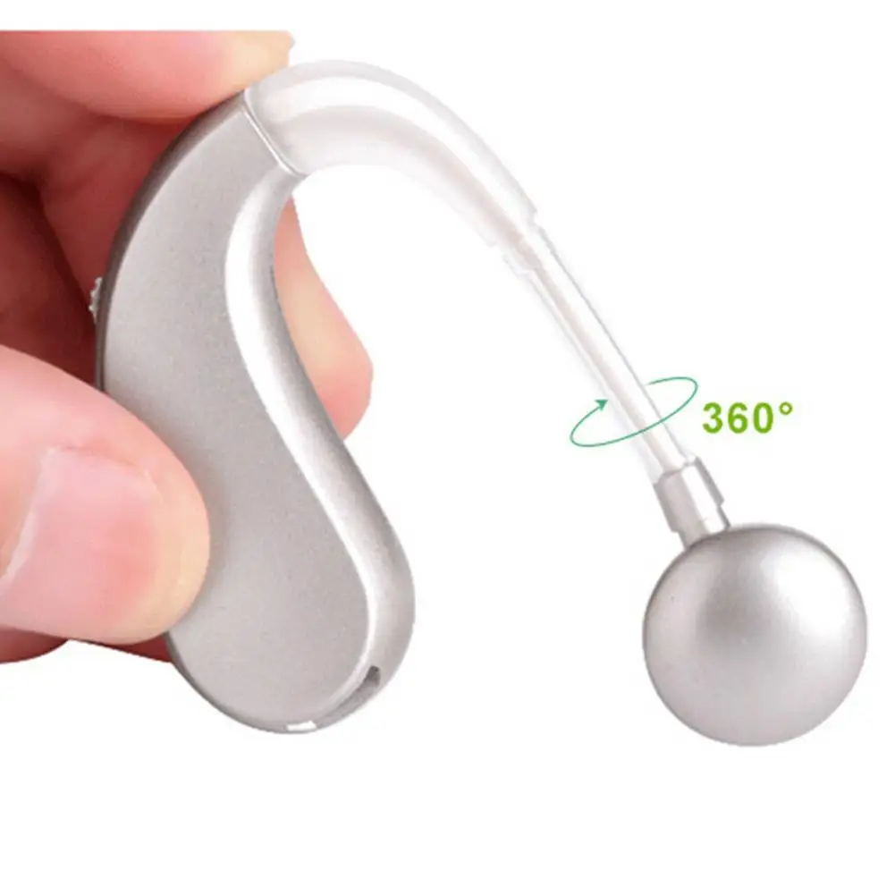 Rechargeable digital hearing aid Smart noise reduction Sound Amplifiers Wireless Ear Aids for Elderly Moderate to Severe Loss