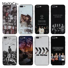 MaiYaCa One Direction Роскошный чехол для сотового телефона s для Apple iphone X XSMax XR XS 8 8plus 7 7plus 6s 6plus 5 5S SE Чехол для мобильного телефона