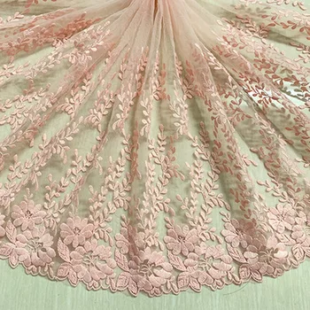 

14yards/lot 32cm Width DIY Clothing Accessories white and black cotton Embroidery Lace Fabric Lace Trim