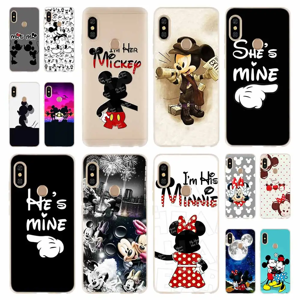

Mickey Fashion Soft TPU Case Cover For Coque Xiaomi Redmi 4A 5A 6A 4X 5 Plus 6 Pro Note 7 6 4 4X 3 5